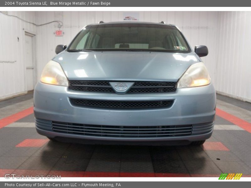 Blue Mirage Metallic / Fawn Beige 2004 Toyota Sienna LE