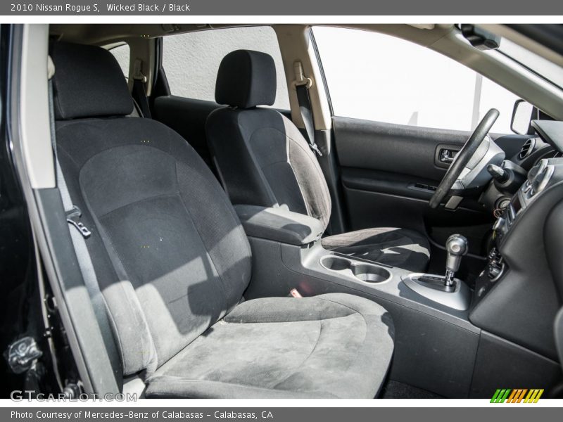 Wicked Black / Black 2010 Nissan Rogue S