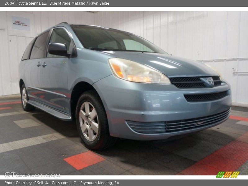 Blue Mirage Metallic / Fawn Beige 2004 Toyota Sienna LE