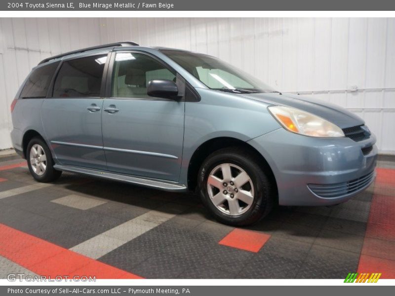 Blue Mirage Metallic / Fawn Beige 2004 Toyota Sienna LE