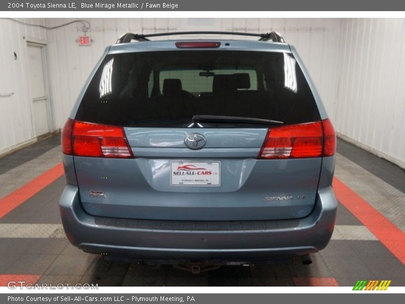 Blue Mirage Metallic / Fawn Beige 2004 Toyota Sienna LE