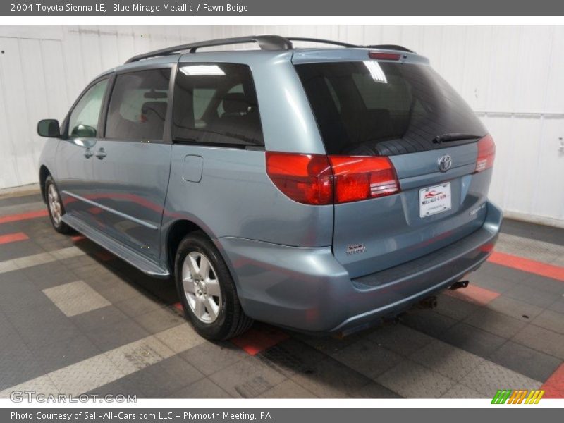 Blue Mirage Metallic / Fawn Beige 2004 Toyota Sienna LE