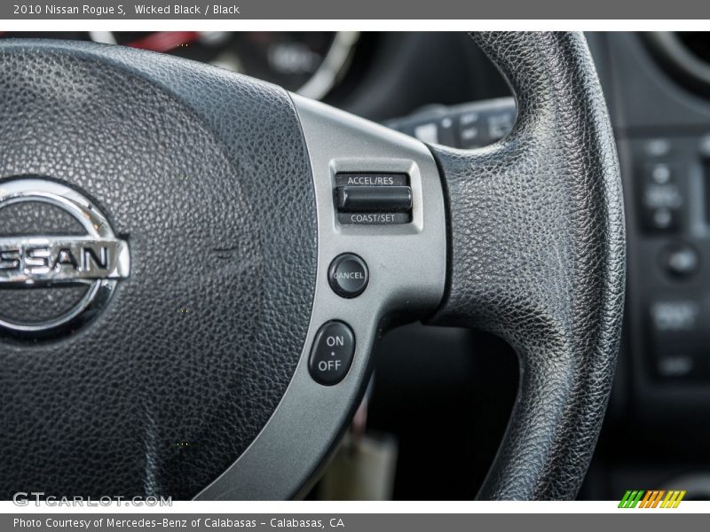Wicked Black / Black 2010 Nissan Rogue S