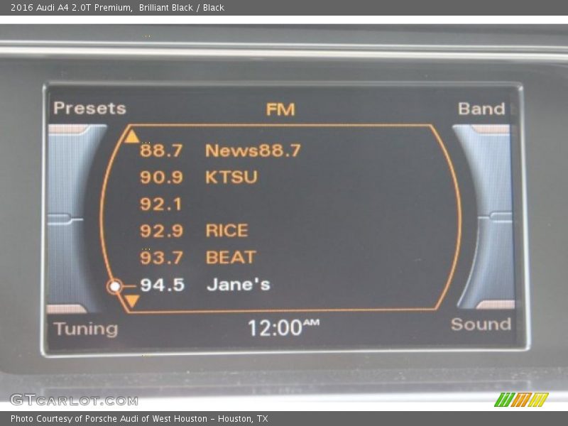 Brilliant Black / Black 2016 Audi A4 2.0T Premium