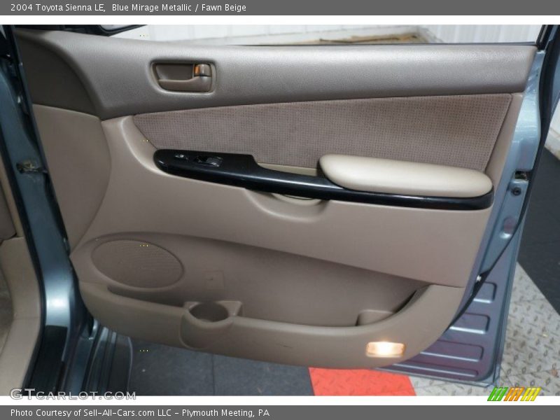 Blue Mirage Metallic / Fawn Beige 2004 Toyota Sienna LE