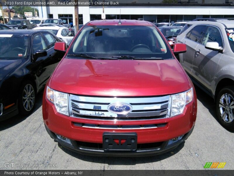 Red Candy Metallic / Charcoal Black 2010 Ford Edge Limited AWD