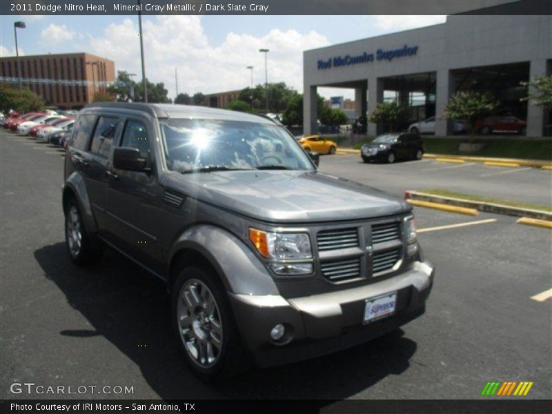 Mineral Gray Metallic / Dark Slate Gray 2011 Dodge Nitro Heat