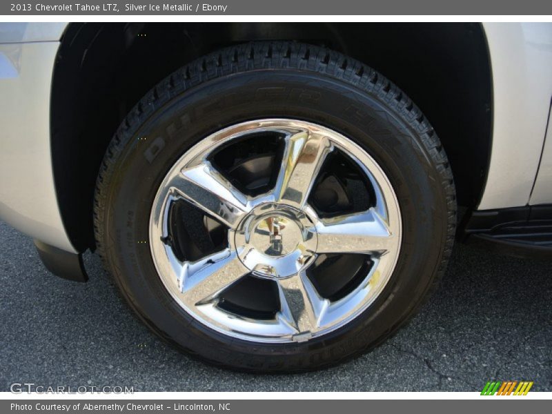 Silver Ice Metallic / Ebony 2013 Chevrolet Tahoe LTZ