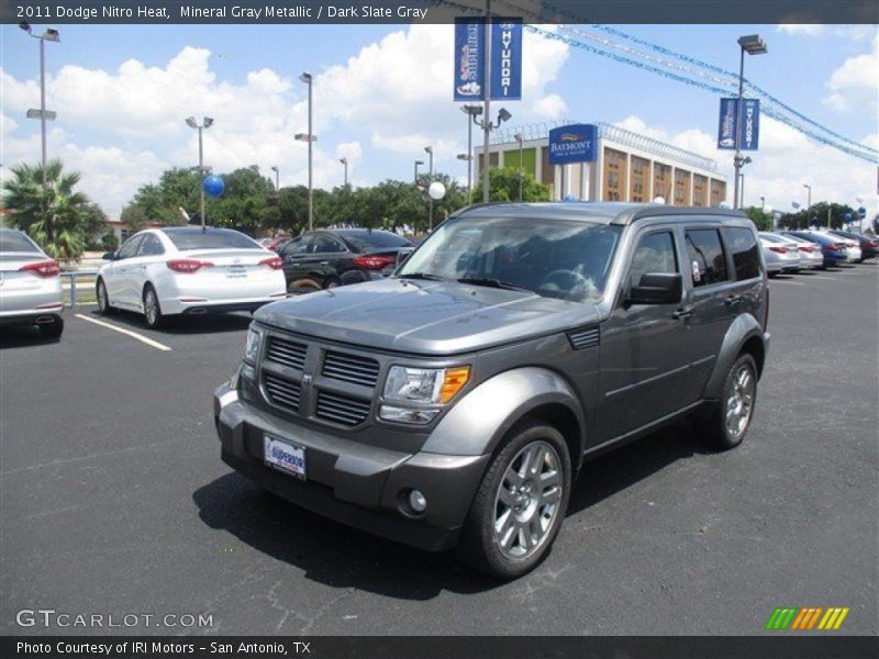 Mineral Gray Metallic / Dark Slate Gray 2011 Dodge Nitro Heat