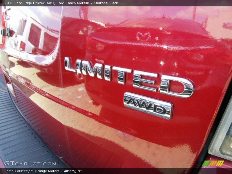 Red Candy Metallic / Charcoal Black 2010 Ford Edge Limited AWD