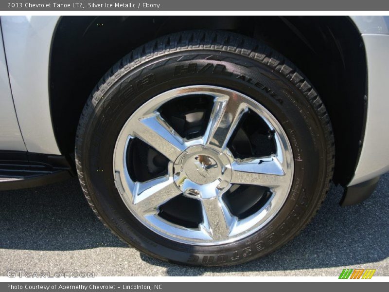 Silver Ice Metallic / Ebony 2013 Chevrolet Tahoe LTZ