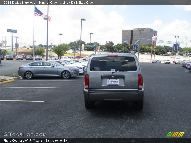 Mineral Gray Metallic / Dark Slate Gray 2011 Dodge Nitro Heat