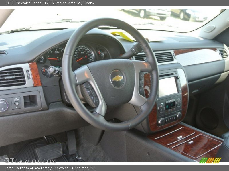 Silver Ice Metallic / Ebony 2013 Chevrolet Tahoe LTZ