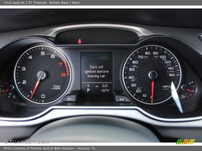 Brilliant Black / Black 2016 Audi A4 2.0T Premium