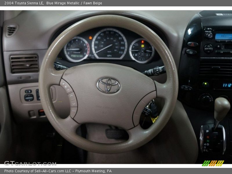 Blue Mirage Metallic / Fawn Beige 2004 Toyota Sienna LE
