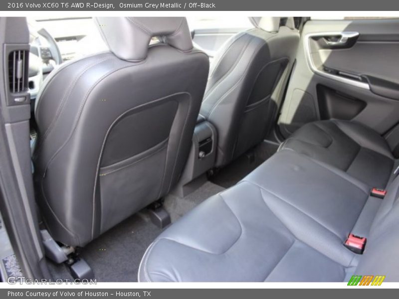 Rear Seat of 2016 XC60 T6 AWD R-Design