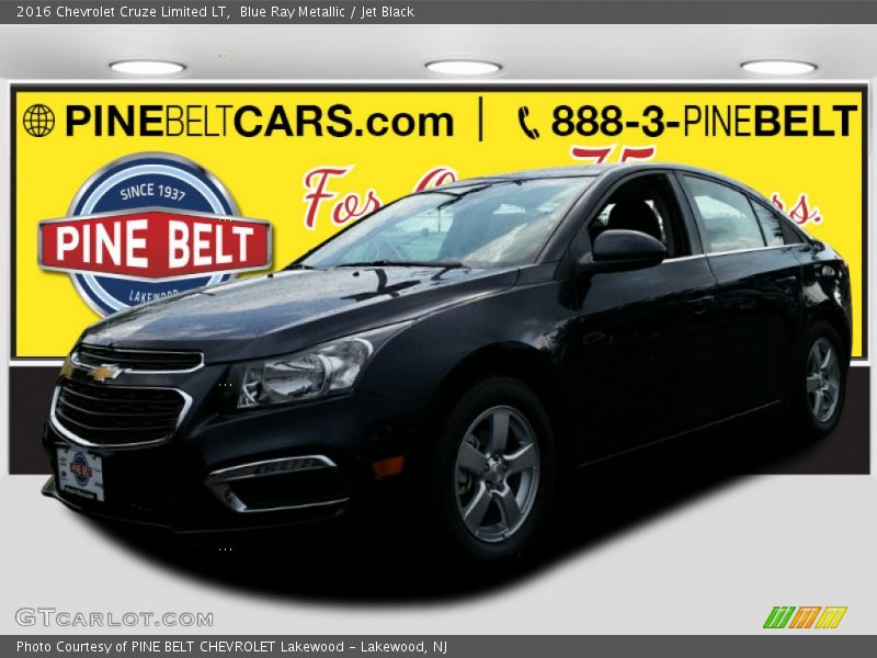 Blue Ray Metallic / Jet Black 2016 Chevrolet Cruze Limited LT