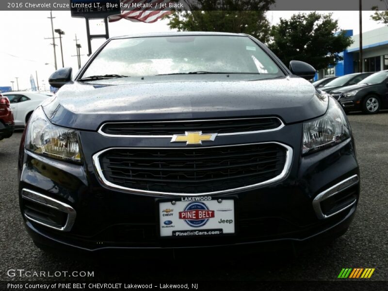 Blue Ray Metallic / Jet Black 2016 Chevrolet Cruze Limited LT