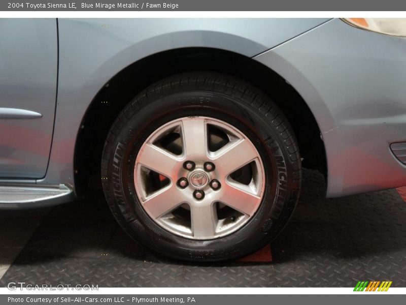 Blue Mirage Metallic / Fawn Beige 2004 Toyota Sienna LE