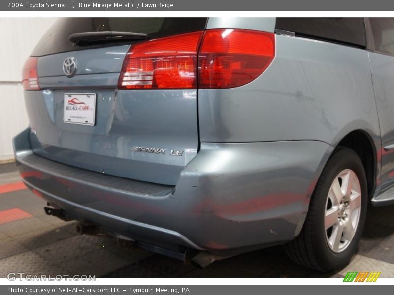 Blue Mirage Metallic / Fawn Beige 2004 Toyota Sienna LE