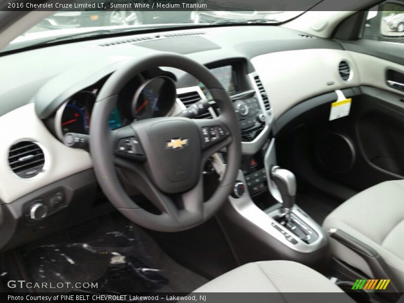 Summit White / Medium Titanium 2016 Chevrolet Cruze Limited LT