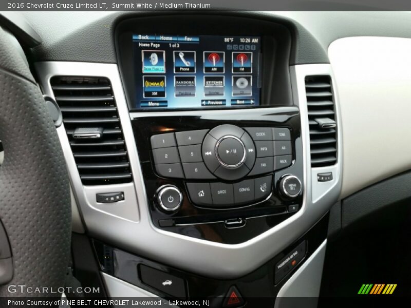 Summit White / Medium Titanium 2016 Chevrolet Cruze Limited LT