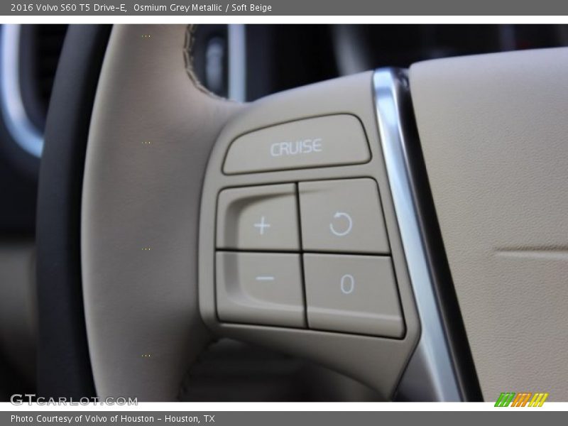 Osmium Grey Metallic / Soft Beige 2016 Volvo S60 T5 Drive-E