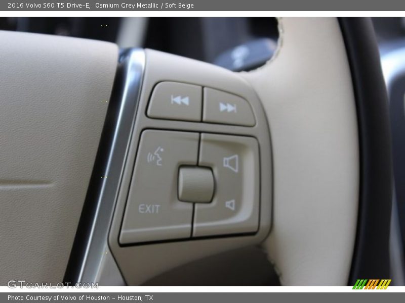 Osmium Grey Metallic / Soft Beige 2016 Volvo S60 T5 Drive-E