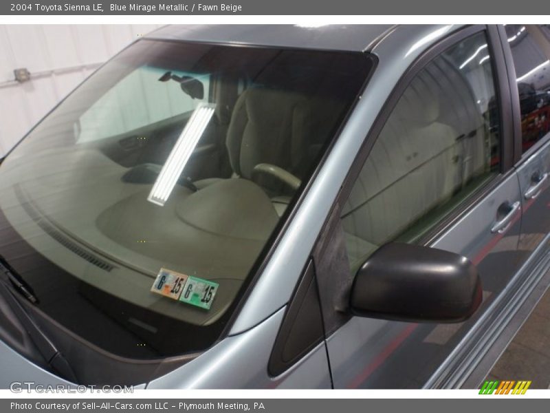 Blue Mirage Metallic / Fawn Beige 2004 Toyota Sienna LE
