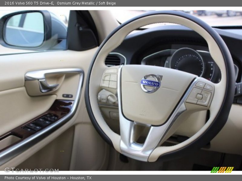 Osmium Grey Metallic / Soft Beige 2016 Volvo S60 T5 Drive-E