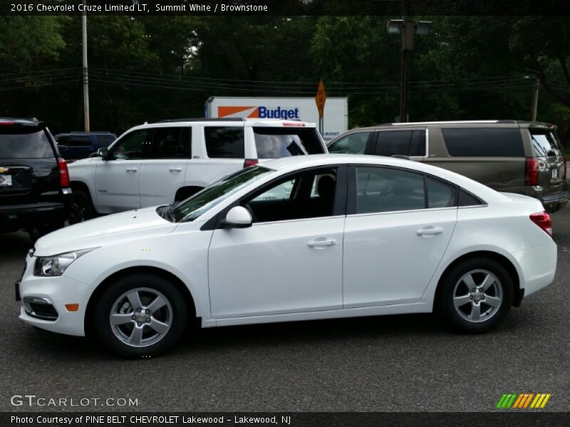Summit White / Brownstone 2016 Chevrolet Cruze Limited LT