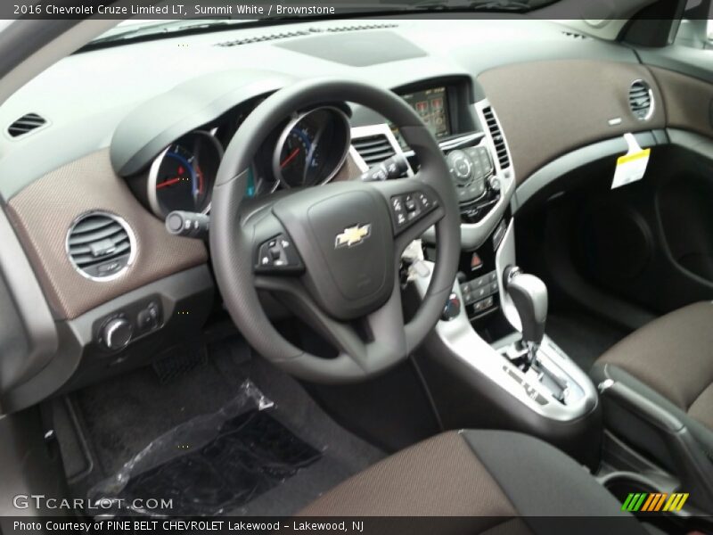 Summit White / Brownstone 2016 Chevrolet Cruze Limited LT
