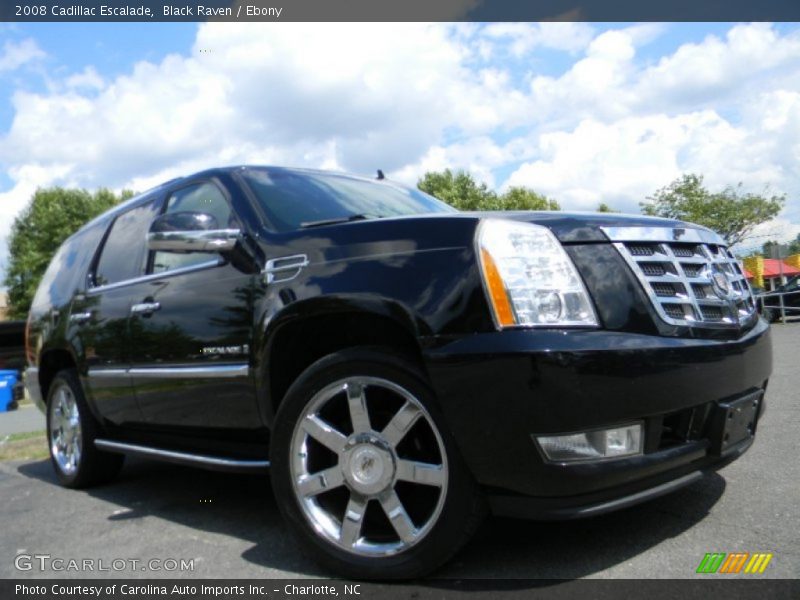 Black Raven / Ebony 2008 Cadillac Escalade