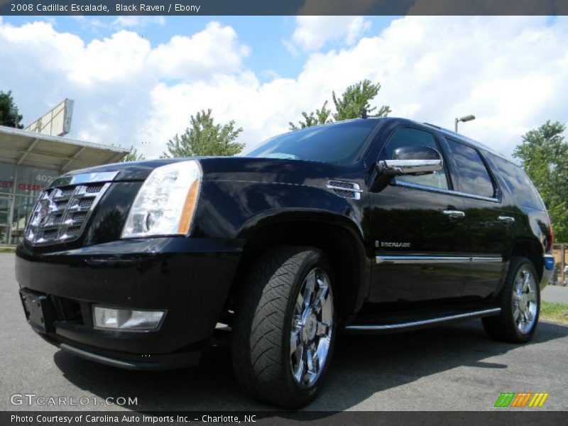 Black Raven / Ebony 2008 Cadillac Escalade