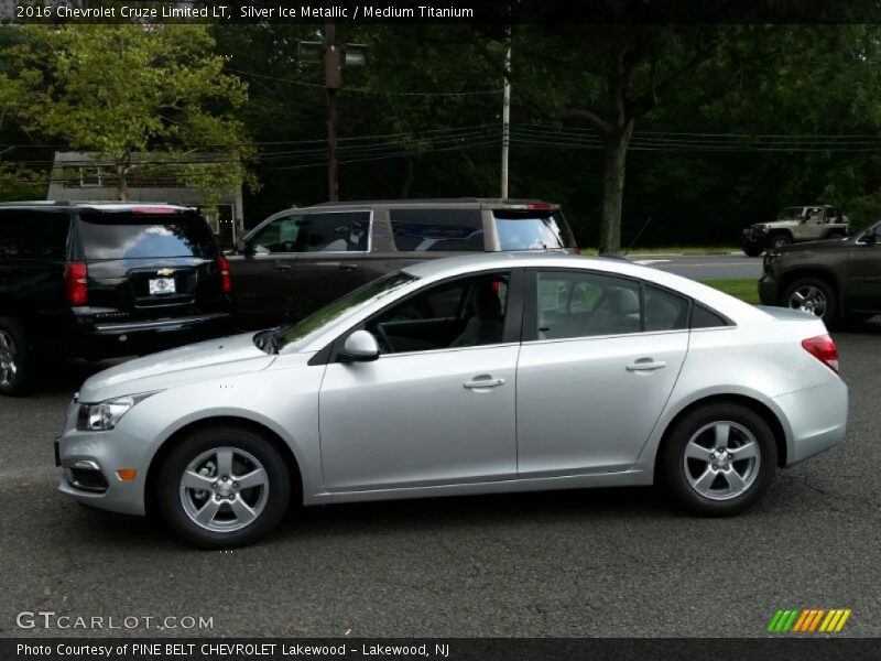 Silver Ice Metallic / Medium Titanium 2016 Chevrolet Cruze Limited LT