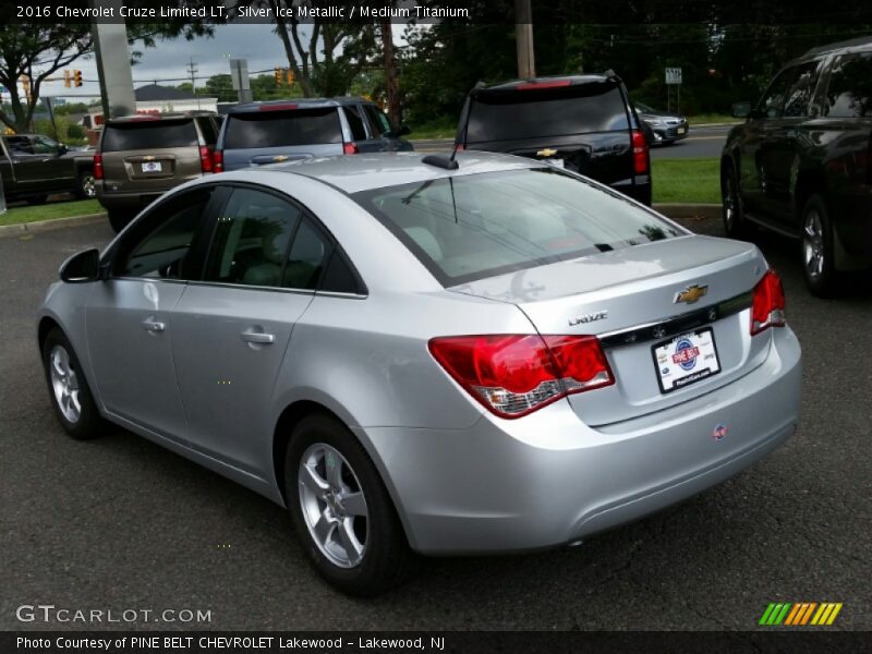 Silver Ice Metallic / Medium Titanium 2016 Chevrolet Cruze Limited LT