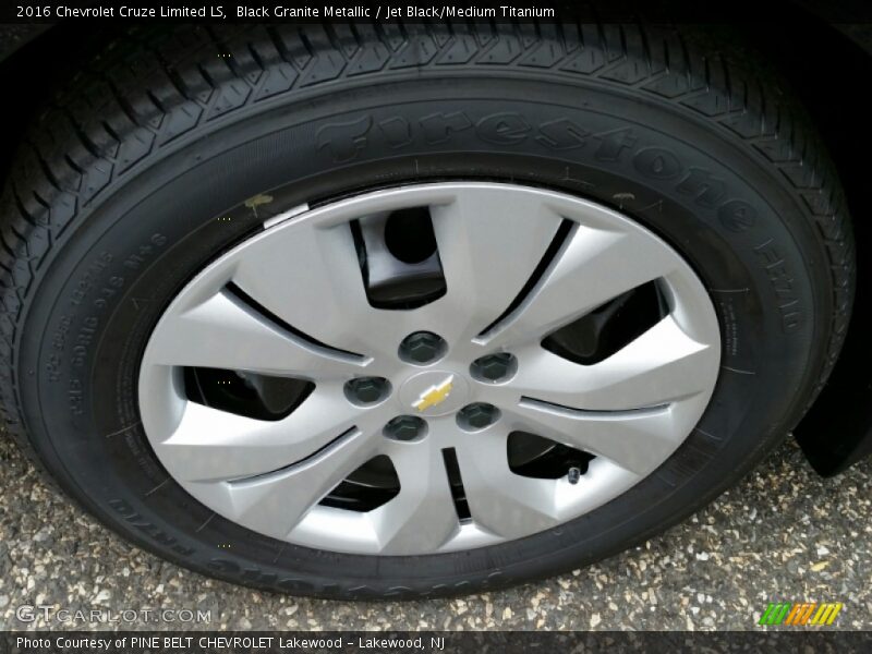 Black Granite Metallic / Jet Black/Medium Titanium 2016 Chevrolet Cruze Limited LS