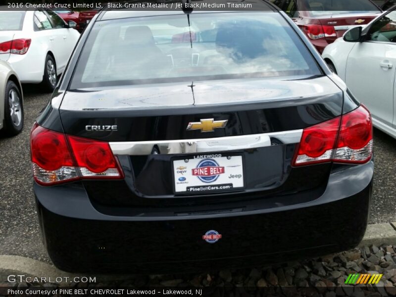 Black Granite Metallic / Jet Black/Medium Titanium 2016 Chevrolet Cruze Limited LS