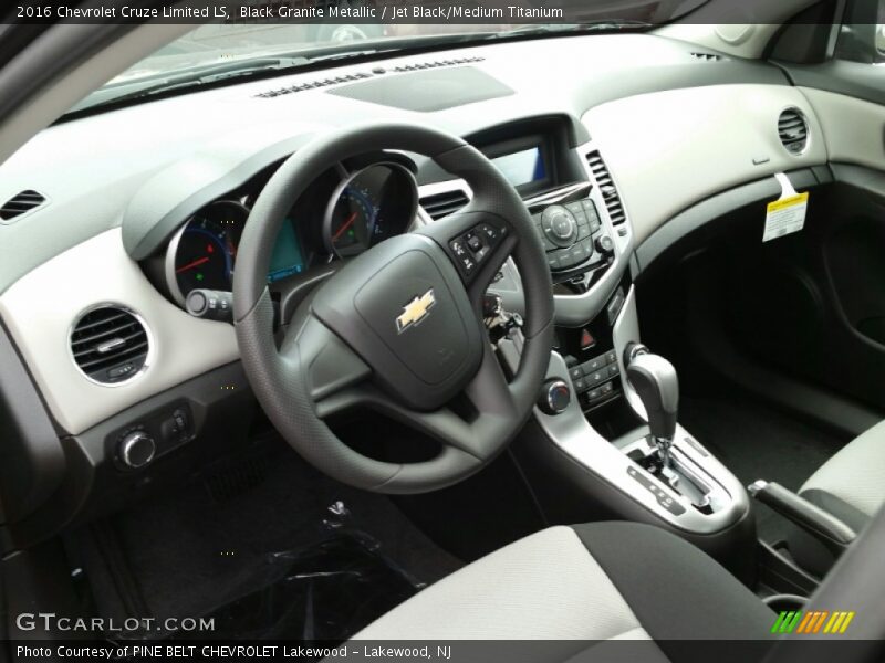 Black Granite Metallic / Jet Black/Medium Titanium 2016 Chevrolet Cruze Limited LS
