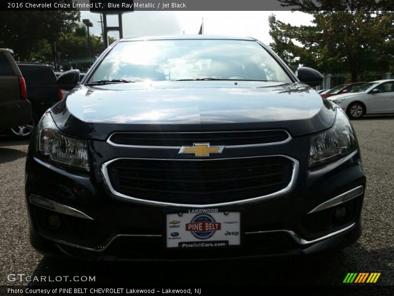 Blue Ray Metallic / Jet Black 2016 Chevrolet Cruze Limited LT