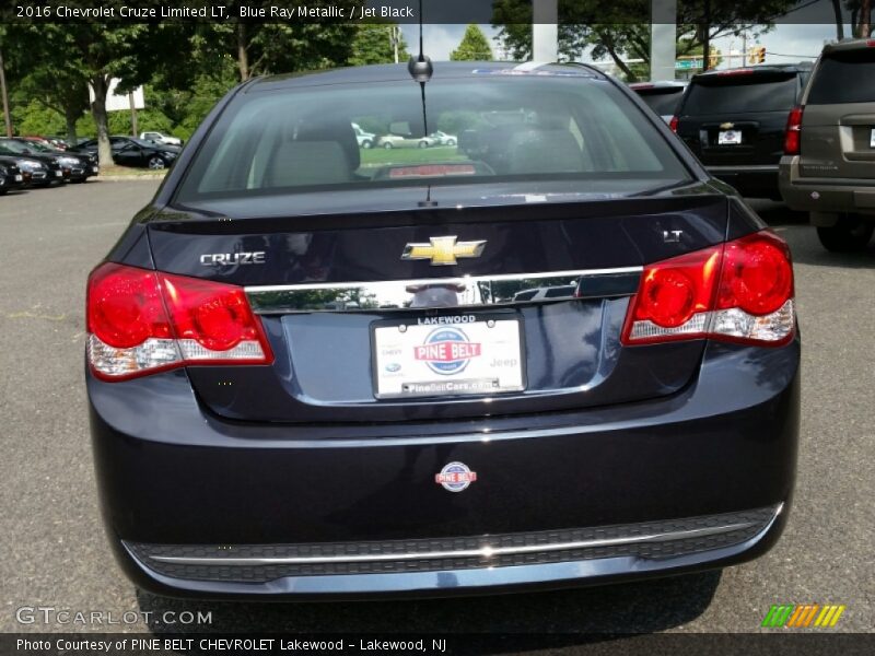 Blue Ray Metallic / Jet Black 2016 Chevrolet Cruze Limited LT
