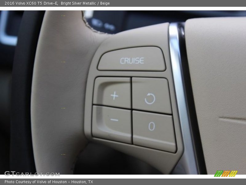 Bright Silver Metallic / Beige 2016 Volvo XC60 T5 Drive-E