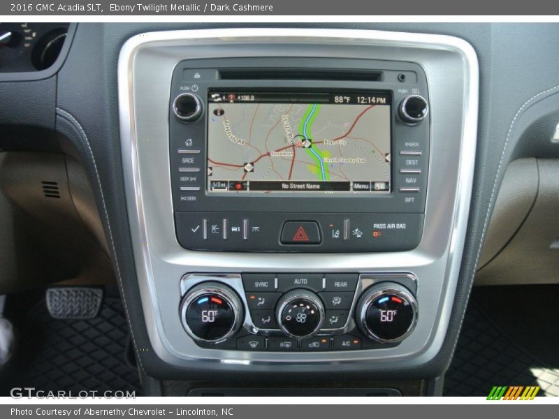 Controls of 2016 Acadia SLT