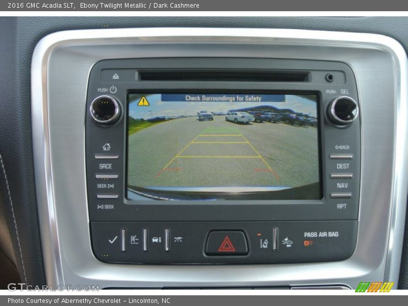 Controls of 2016 Acadia SLT
