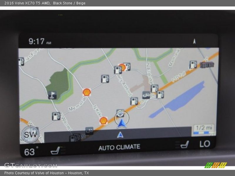Navigation of 2016 XC70 T5 AWD