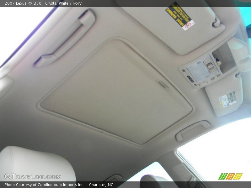 Crystal White / Ivory 2007 Lexus RX 350