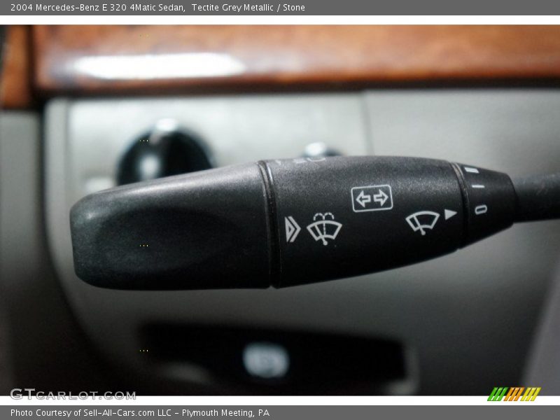 Controls of 2004 E 320 4Matic Sedan