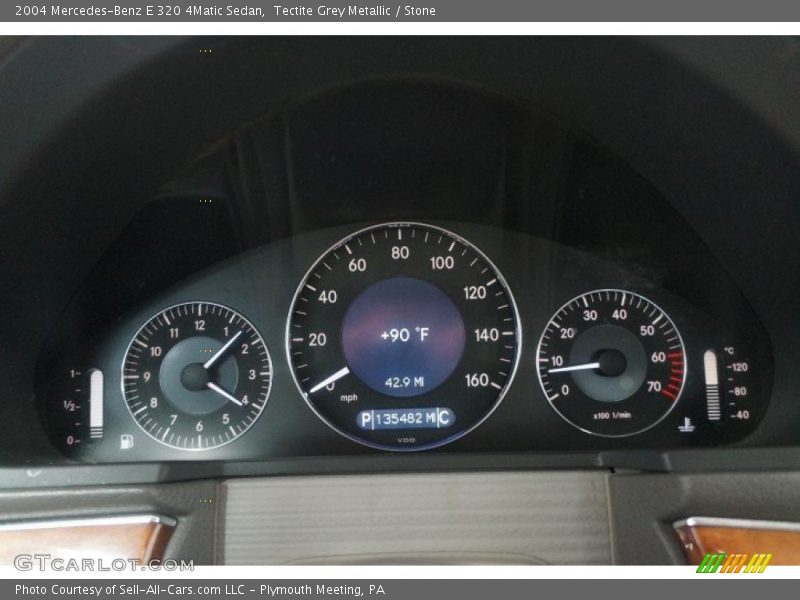  2004 E 320 4Matic Sedan 320 4Matic Sedan Gauges