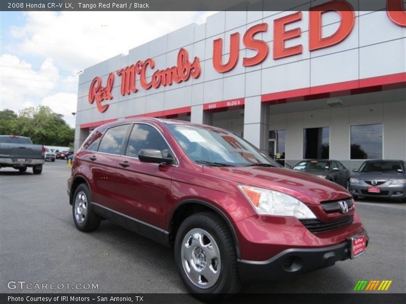 Tango Red Pearl / Black 2008 Honda CR-V LX