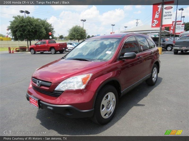 Tango Red Pearl / Black 2008 Honda CR-V LX